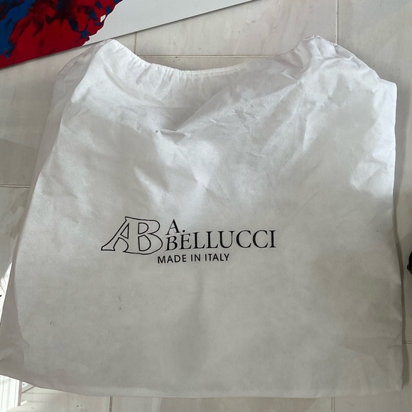 AB Bellucci Black Leather Bag - Picture 7 of 7